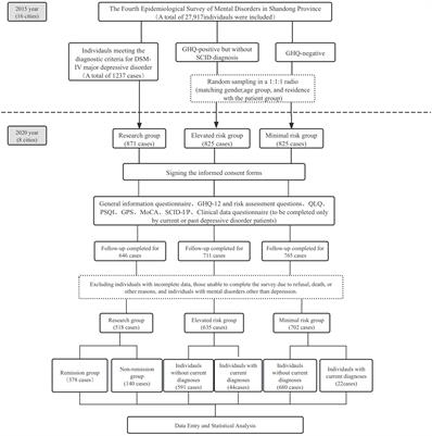 Cognitive function characteristics and influencing factors in patients with depressive disorders: a 5-year follow-up report based on the epidemiological survey of mental disorders in Shandong Province, China